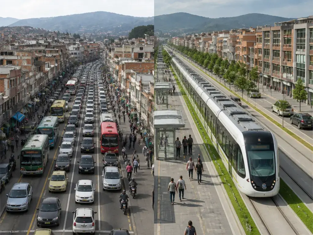 Así cambia Facatativá con la llegada del RegioTram de Occidente